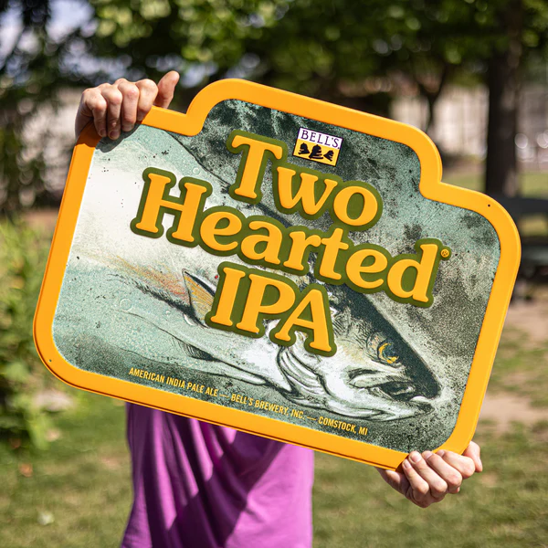 Two Hearted IPA metal tin sign