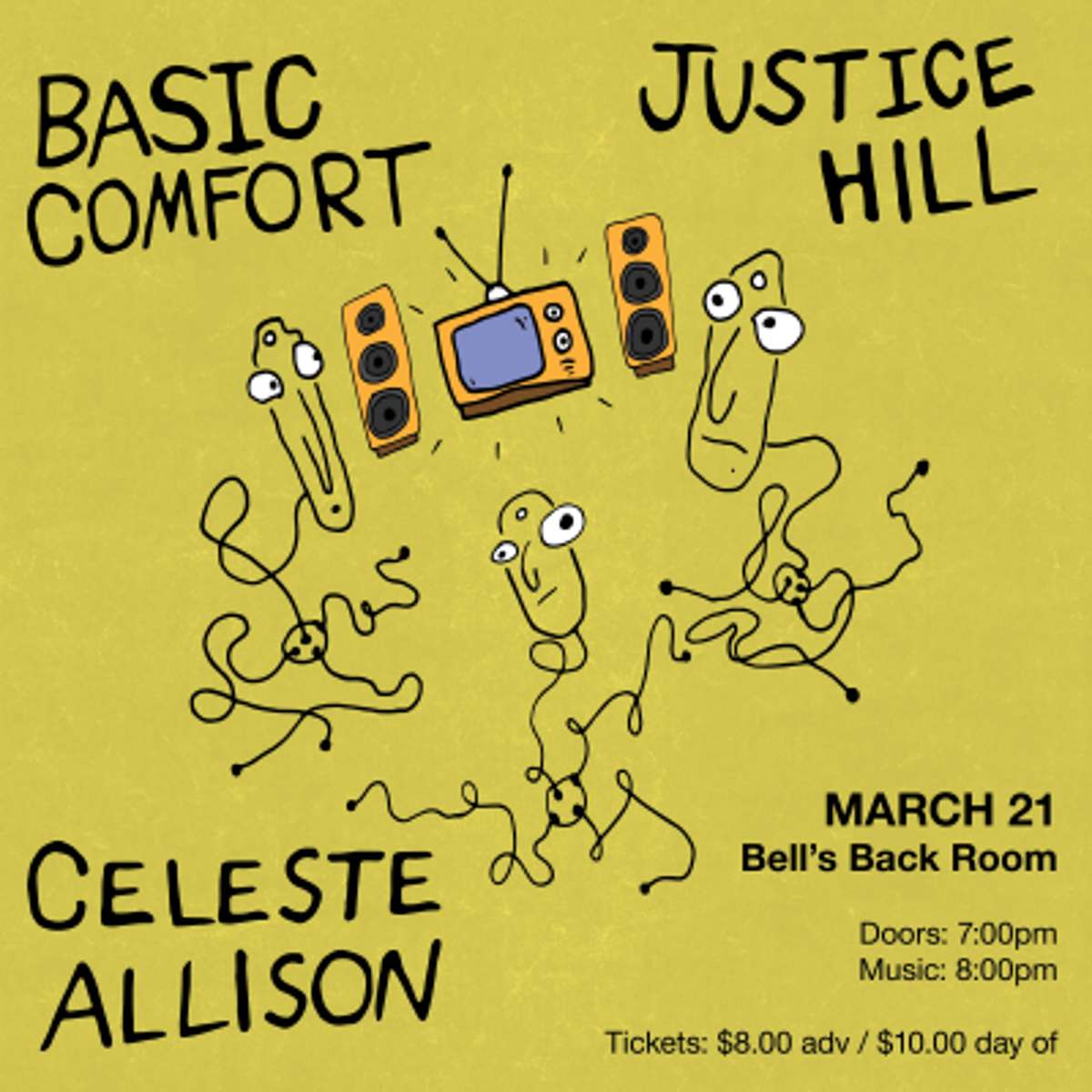 Basic Comfort + Justice Hill + Celeste Allison