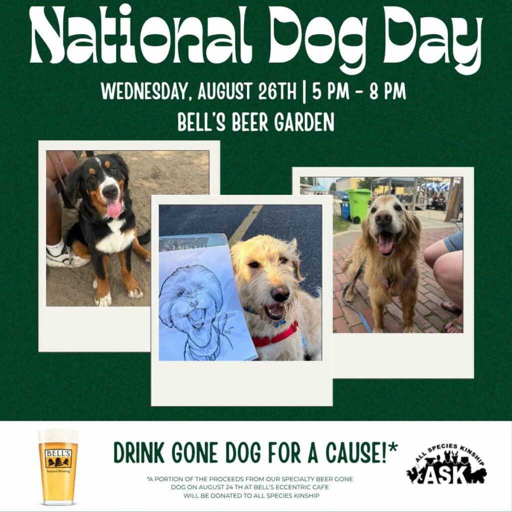 national dog day in the beer garden