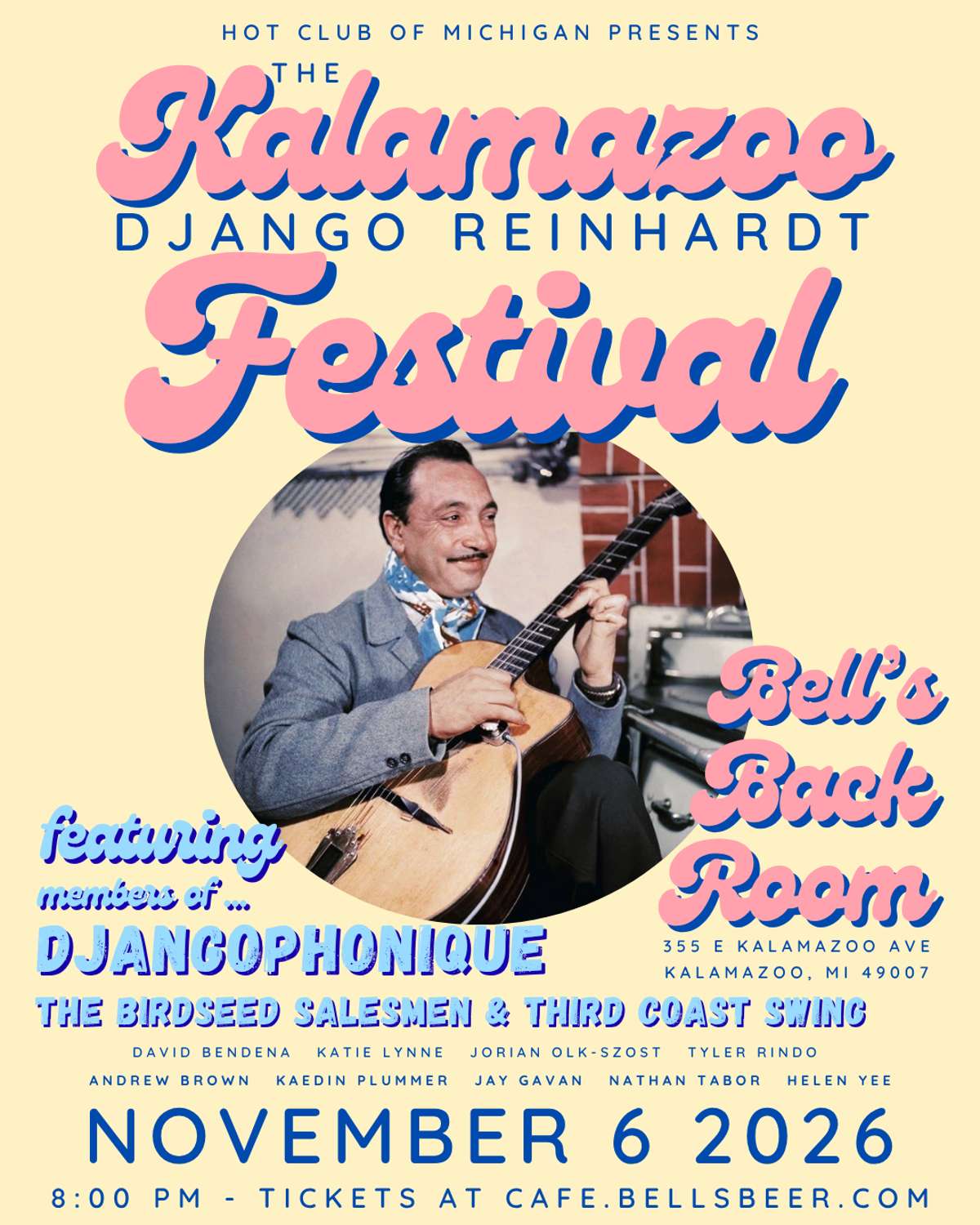 The Kalamazoo Django Reinhardt Festival